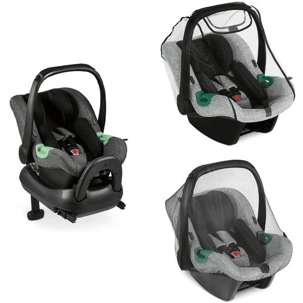ABC Design Babyschale Tulip Asphalt Inkl Isofix Base & Zubehör 3 ABC Design Babyschale Tulip Asphalt Inkl Isofix Base & Zubehör