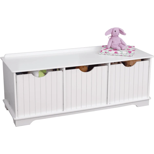 KidKraft® Aufbewahrungsbank Nantucket Weiß 3 KidKraft® Aufbewahrungsbank Nantucket Weiß