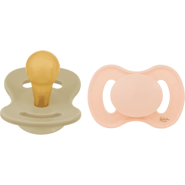 Lullaby Planet Schnuller Rund Aus Latex Gr. 1 In Lake Green & Alabaster, 2er Pack 3 Lullaby Planet Schnuller Rund Aus Latex Gr. 1 In Lake Green & Alabaster, 2er Pack