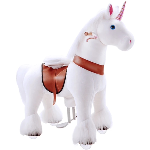 PonyCycle® Weißes Einhorn Mit Bremse - Groß 3 PonyCycle® Weißes Einhorn Mit Bremse - Groß