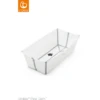 STOKKE® Badewanne Flexi Bath XL™ Extra Groß Weiß Mit Hitzeempfindlichem Stöpsel Ab Der Geburt -Geschäft Für Kinderperipheriegeräte stokke badewanne flexi bath xl extra gross weiss mit hitzeempfindlichem stoepsel ab der geburt a271498