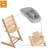STOKKE® Mega Tripp Trapp® Set Hochstuhl Buche Natur Inkl. Newborn Set™ Grey Und Baby Set Natur -Geschäft Für Kinderperipheriegeräte stokke mega tripp trapp set hochstuhl buche natur inkl newborn set grey und baby set natur a357568