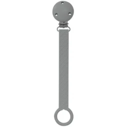 The Cotton Cloud Schnullerkette Scallop Aus Silikon, Graphite